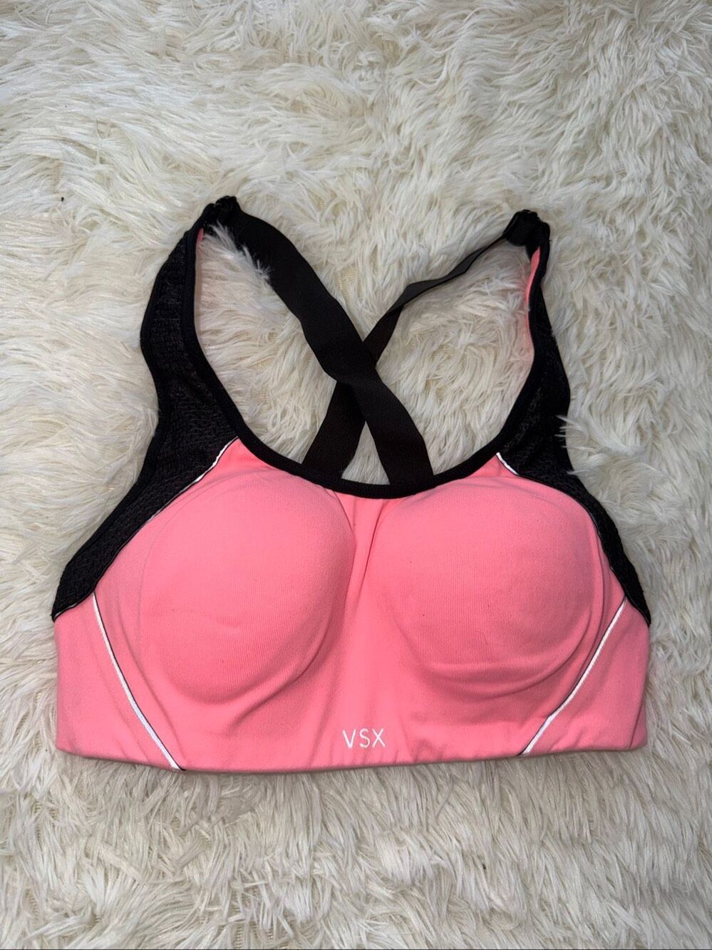 VSX pink sports bra size XS